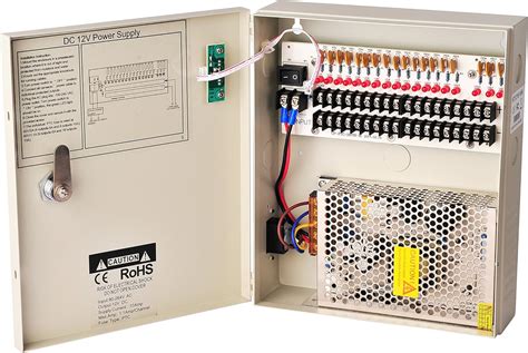 18 channel fused power supply distribution box|Amazon.com: EVERSECU 18 Channel DC12V 10 .